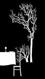 高清分层透明底平开门打印图