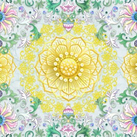 装饰画花纹吊顶背景墙