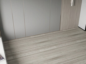 现代极简卧室3D场景效果图