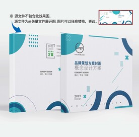 画册封面 项目手册设计