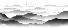 高清分层水墨山水背景