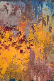 轻奢手绘抽象油画装饰画