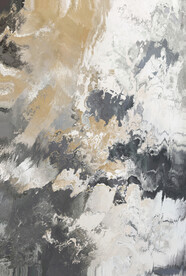 轻奢手绘抽象油画装饰画