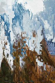 轻奢手绘抽象油画装饰画