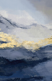 抽象油画装饰画轻奢手绘极简画