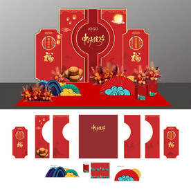 中秋节美陈 中秋布置图片