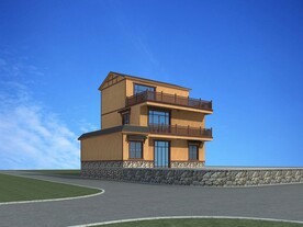 乡村房屋外立面改造效果图 