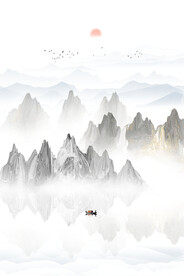 玄关山水画