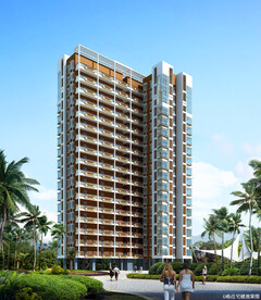 高层住宅公寓效果图