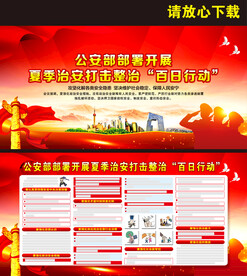夏季治安打击整治百日行动