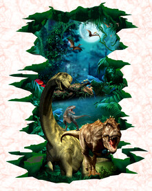 3D恐龙立体地画