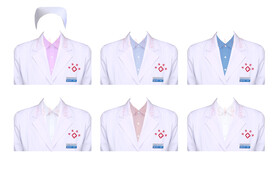 护士装衣服素材psd