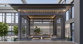 新中式凉亭 