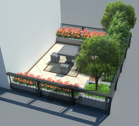 庭院院子景观设计案例效果图