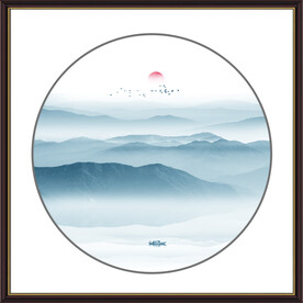 新中式山水画