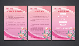 心理展板
