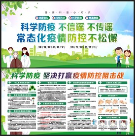 疫情防控展板