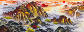 国画山水