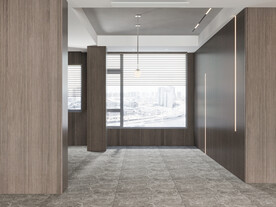 现代餐厅空场景