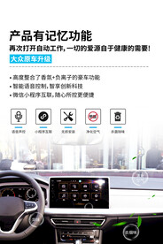 车载香氛负离子舒适系统海报