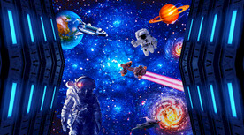 宇宙空间站宇航员