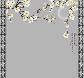 高清分层透明底推拉门打印图