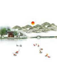 高清分层浴室门打印图