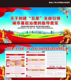 创建五星支部引领城市基层治理