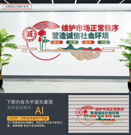 市场监督标语文化墙