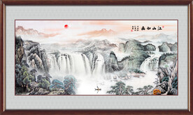 左右逢源风水画