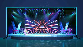 未来舞台舞美效果图