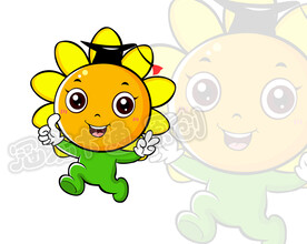 卡通向日葵小博士精灵版