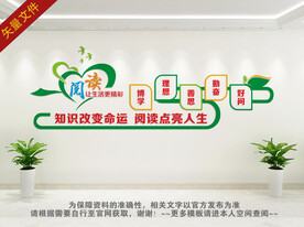 阅读室文化墙