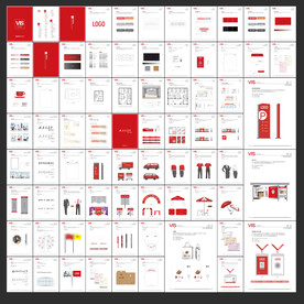 红色VI 门店VI