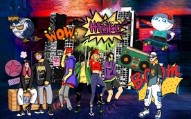 音乐摇滚ktv酒吧背景墙图片