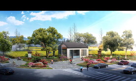 美丽乡村田园景观效果图