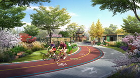 绿道景观设计效果图