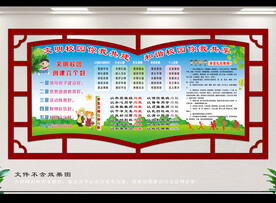 创建文明校园版面