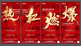 地产热销燃爆红系列单图