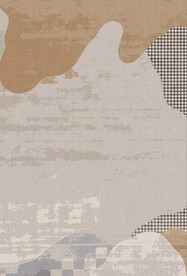 暖灰色侘寂ins风北欧抽象地毯