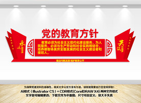 党的教育方针文化墙