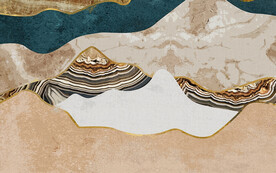 现代简约北欧轻奢几何抽象地毯