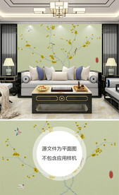 花鸟装饰背景墙