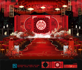 红色中式婚礼