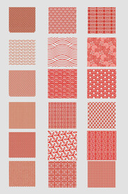 AI矢量中式底纹花纹背景