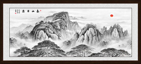 江山如画泰山图