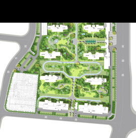 小区景观设计平面图