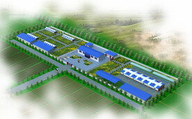 养殖小区绿化分层