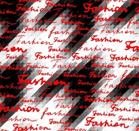 千鸟格   黑灰色  字母