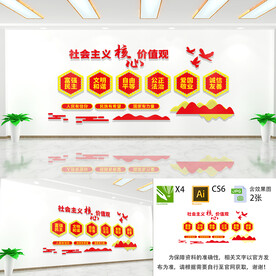 核心价值观文化墙